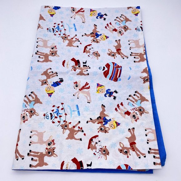 Rudolf the Red Nose Reindeer queen size handmade pillowcase misfit toys Herbie - Picture 11 of 11